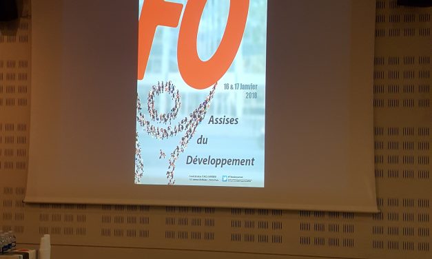 Le SNFOCOS aux assises du développement de FO