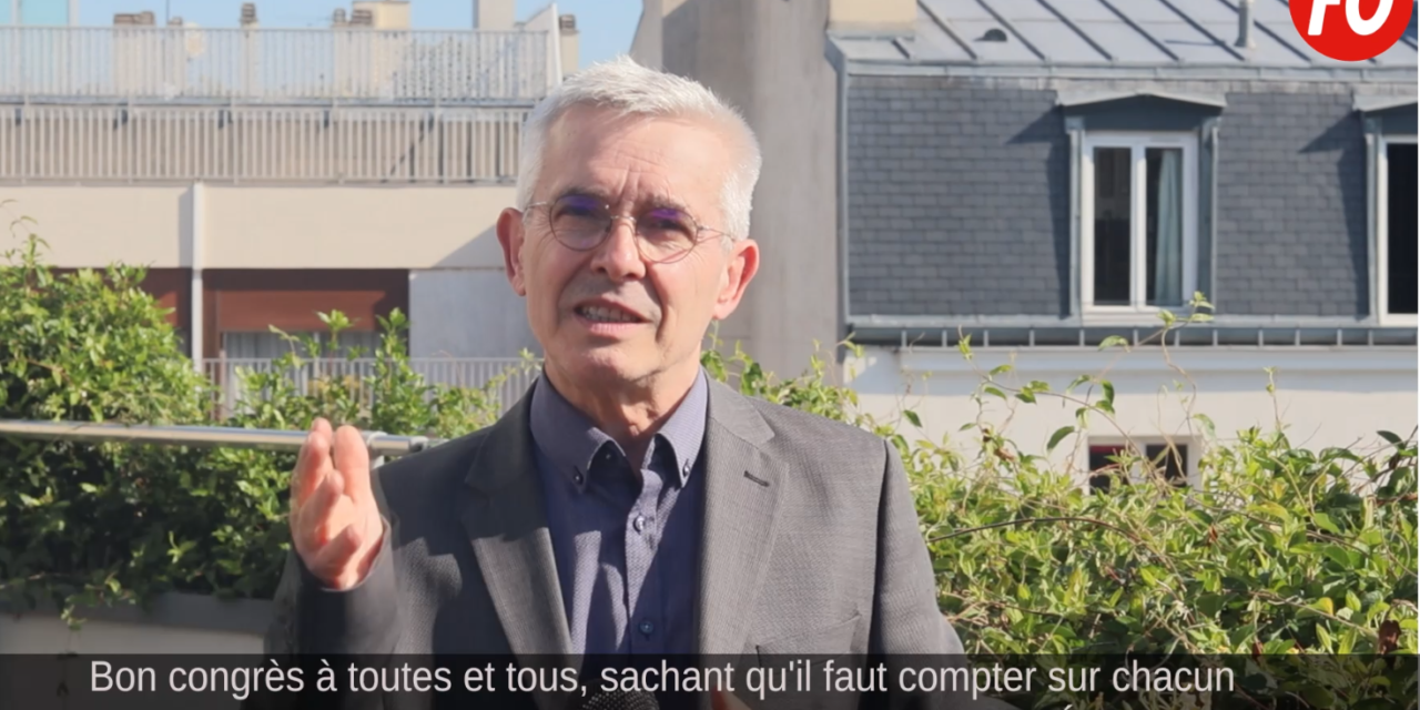 XXème Congrès du SNFOCOS – Extrait du discours d&rsquo;Yves Veyrier