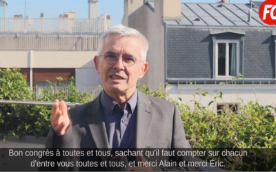 XXème Congrès du SNFOCOS – Extrait du discours d&rsquo;Yves Veyrier