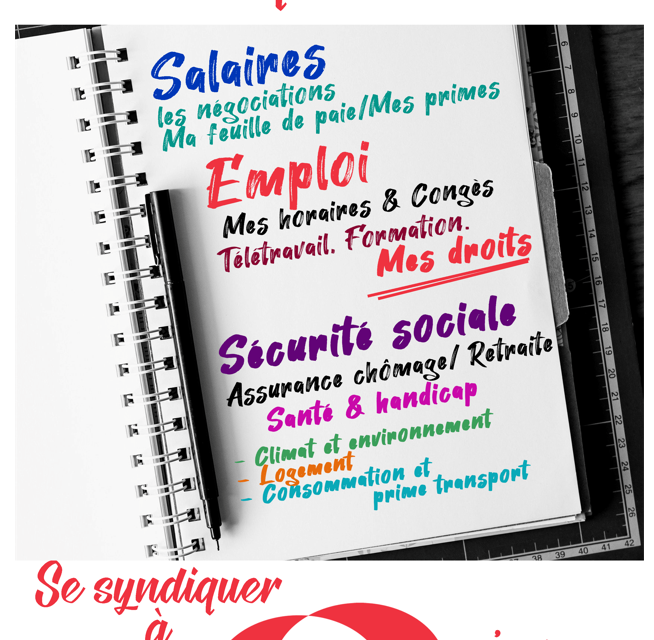 Semaine de l&rsquo;adhésion syndicale du 17 au 22 janvier 2022