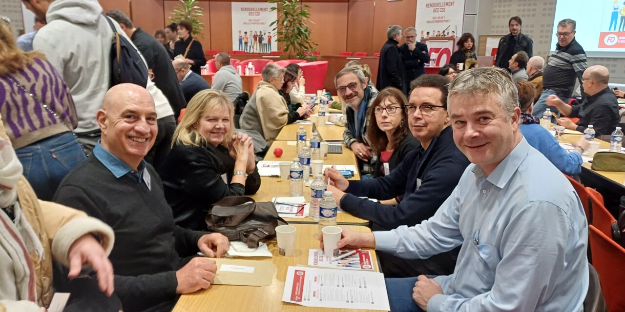 Journée CSE à la Confédération FO – Retour sur le 5 décembre 2023
